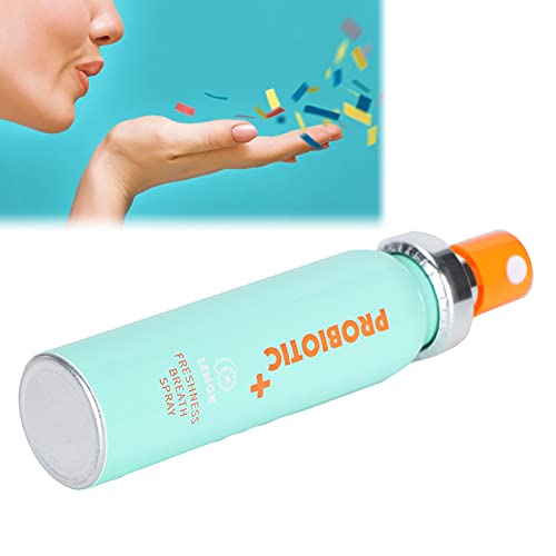 Fresh Lemon Breath Freshener Oral Spray - Instantly Eliminates Bad Breath, Minty Fresh Breath All Day | Perfect for Travel, Dates & Meetings