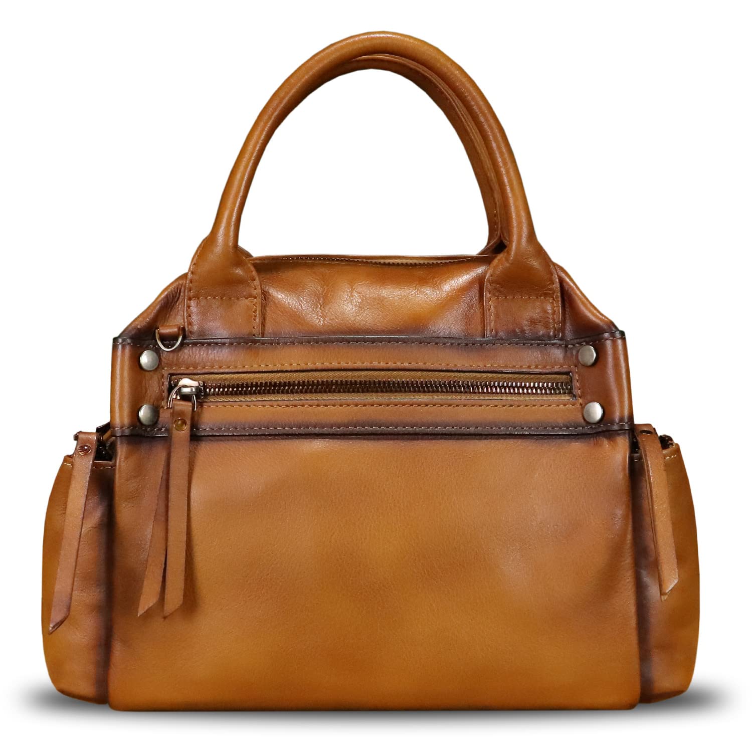 Genuine Leather Handbag for Women - Vintage Crossbody Purse for Daily Use