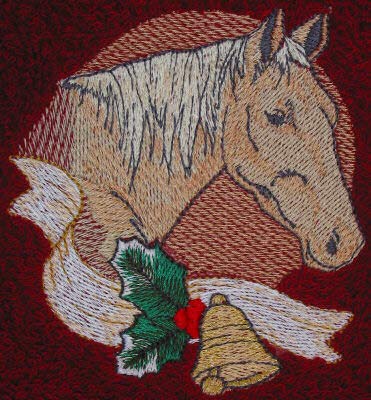 Premium Christmas Horse Embroidered Bath Towel Set - Soft, Absorbent & Luxurious for Holiday Bathroom Decor & Festive Gifting