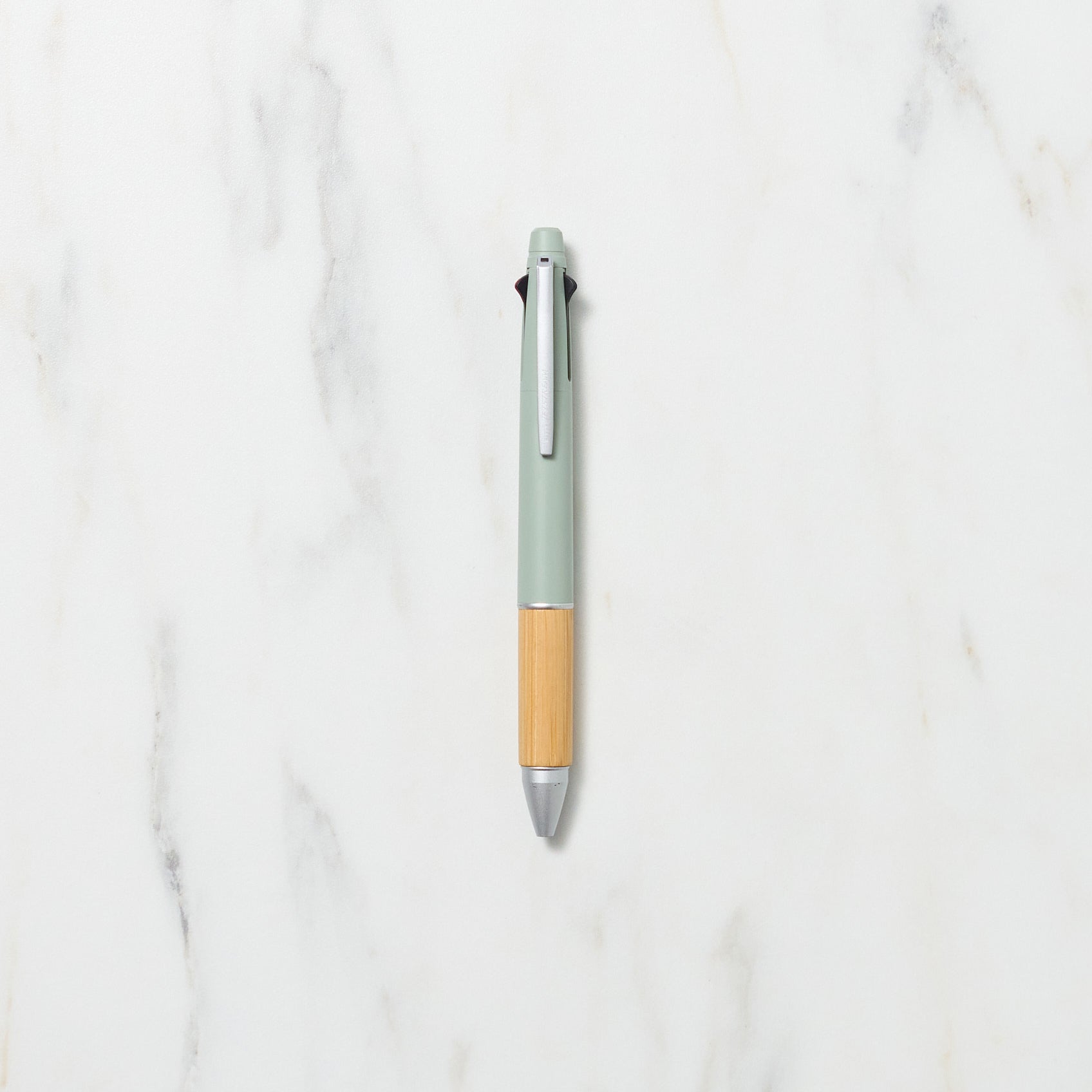 Jetstream 4-in-1 Bamboo Multifunctional Pen - Smooth Writing Ballpoint, Pencil, Stylus & Highlighter - Perfect for Office, School & Note Taking - uni Mitsubishi Pencil