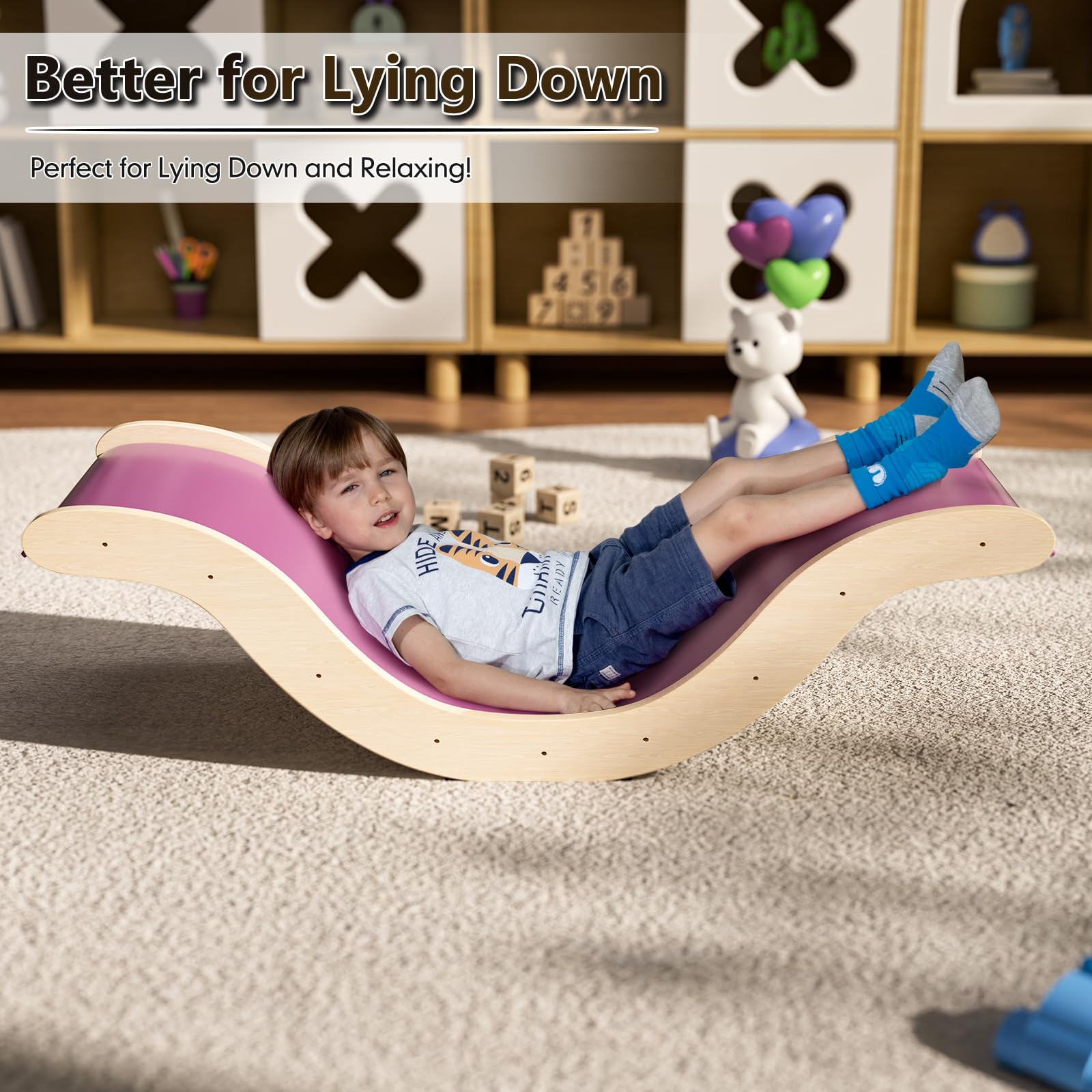 Montessori Pikler Triangle Climber Set 5-in-1 - Natural Wood Toddler Climbing Gym with Ramp, Arch & Play Mat - Indoor Foldable Play Equipment for Kids (99