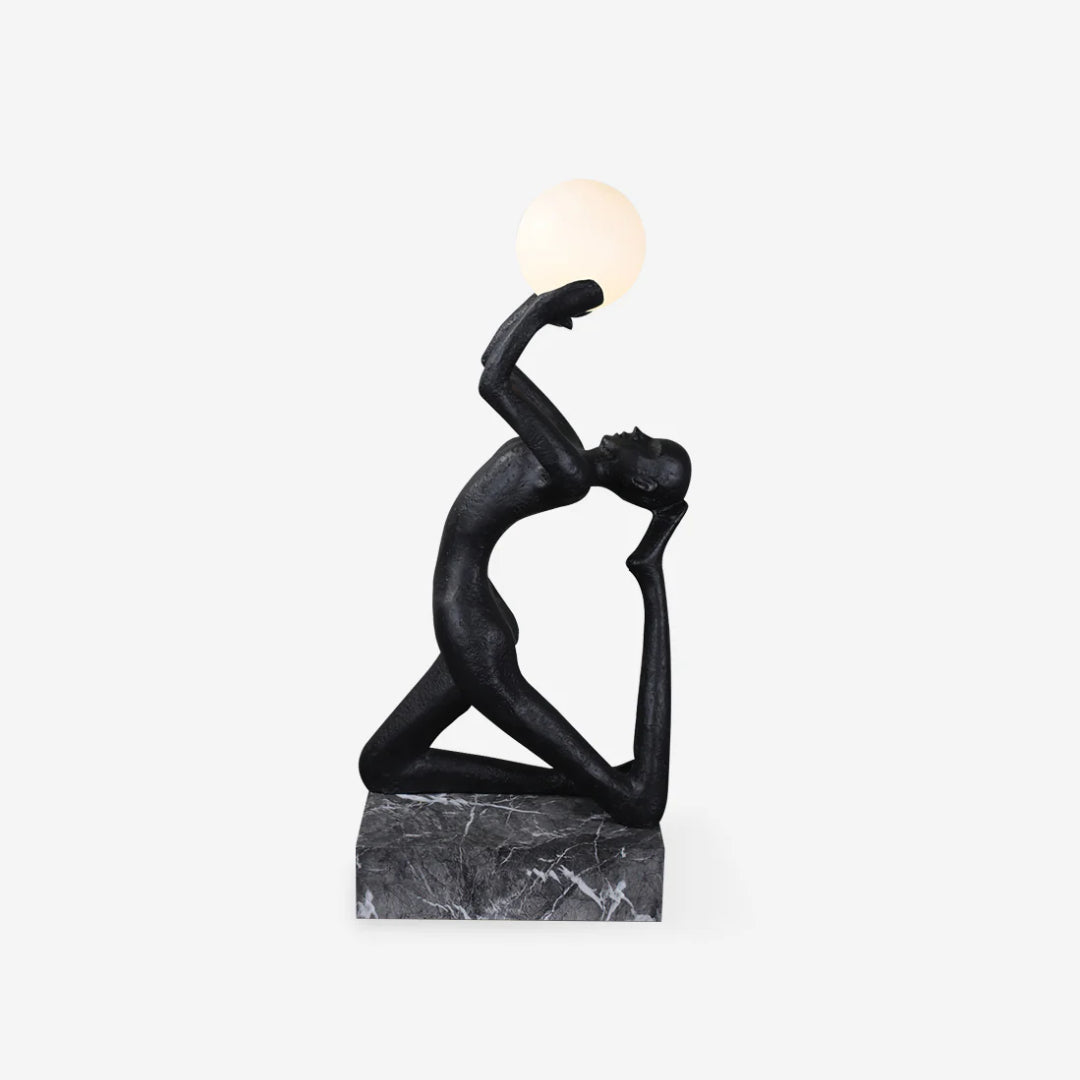 Piety Sculpture Floor Lamp - Modern Religious Decor for Living Room, Bedroom & Prayer Space - Elegant LED Standing Light with Artistic Design