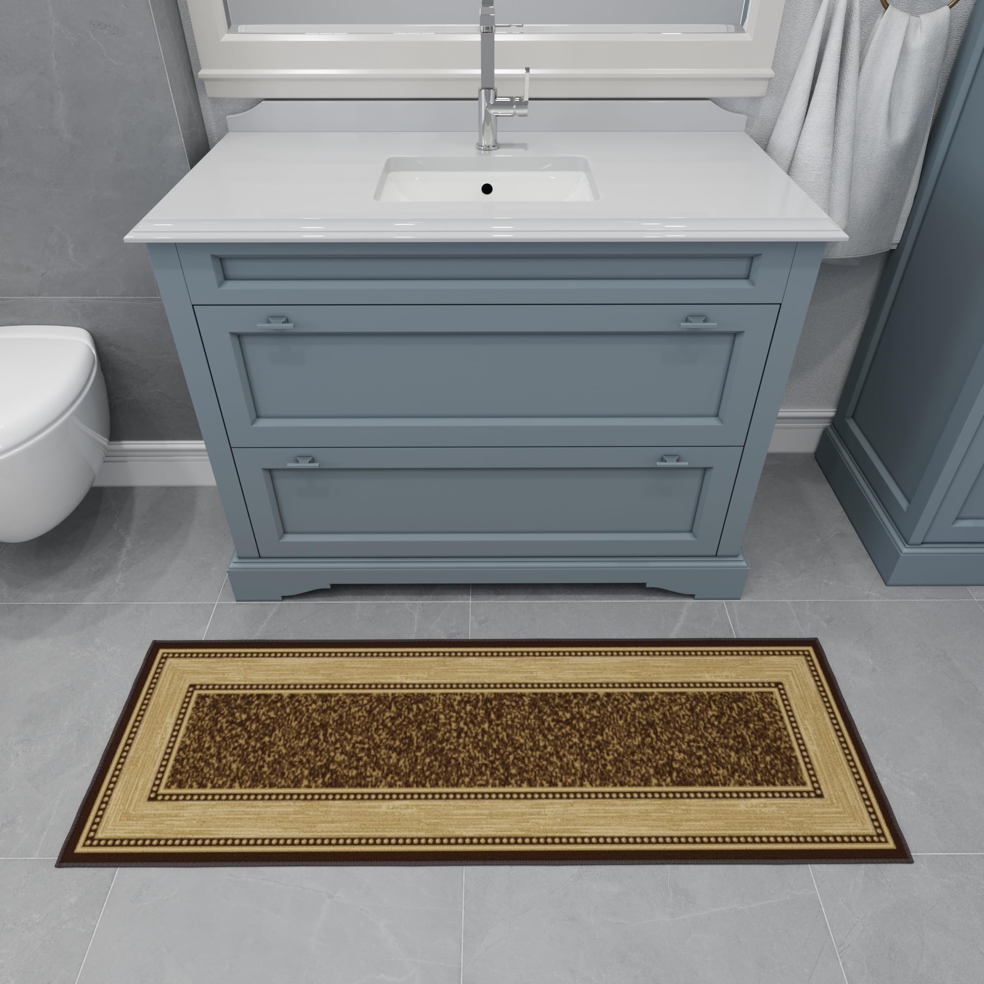 Ottomanson Non-Slip Hallway Runner Rug 20