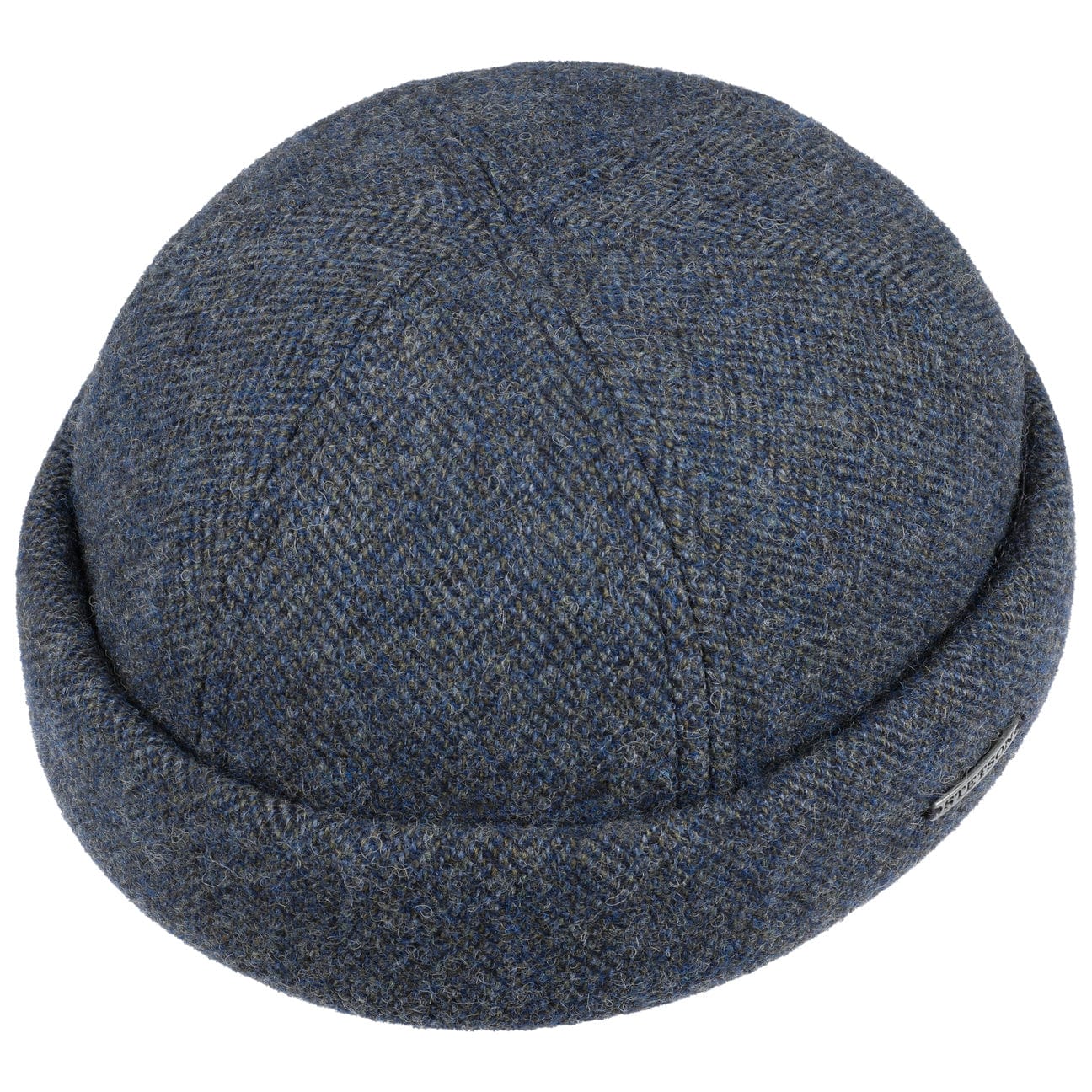 Stetson Lavoy Herringbone Wool Docker Hat for Men - Classic Winter Beanie for Outdoor Activities, Hiking, and Casual Wear