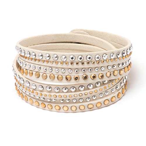 Beige With Yellow Stones