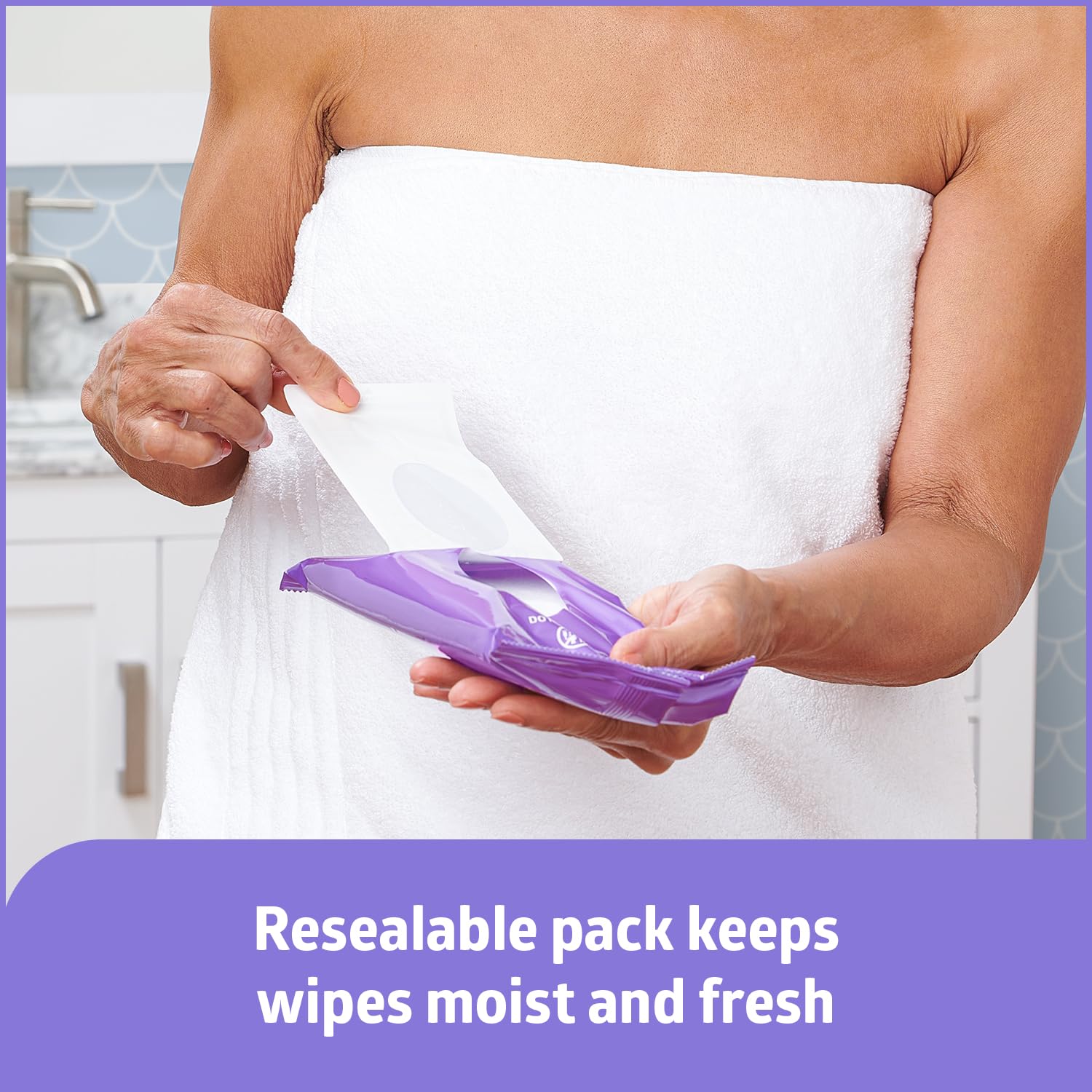 Medlind ReadyBath LUXE Scented Adult Bath Wipes - Extra Thick No Rinse Shower Wipes with Aloe for Sensitive Skin | Hypoallergenic & Alcohol-Free Body Wash Wipes (8 Count, 8x8 Inch) - Perfect for Travel, Post-Surgery Care, and Bedside Bathing