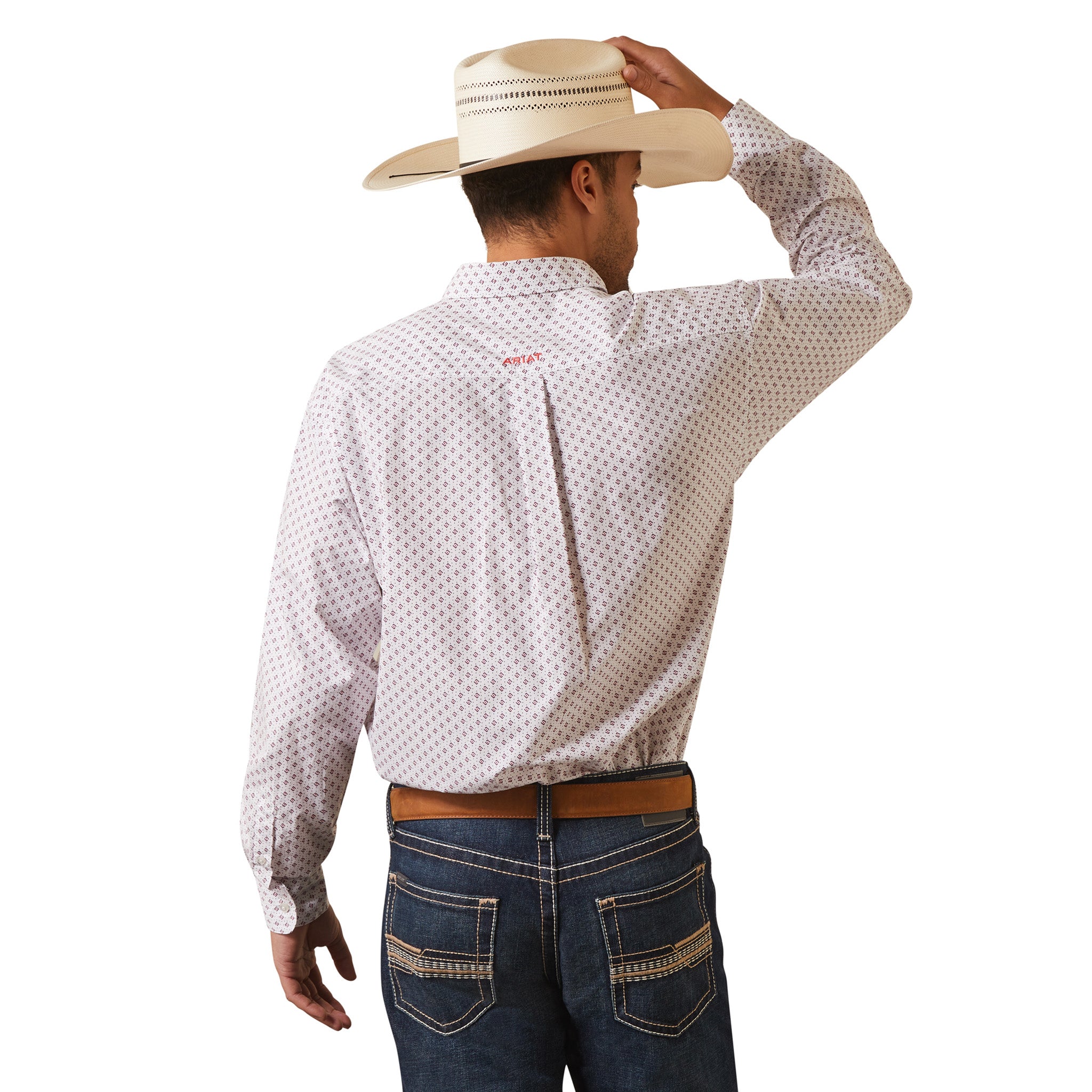 Ariat Men's Destin Classic Fit Long Sleeve Western Shirt - Comfortable Work & Casual Wear for Ranch, Riding & Outdoor Activities