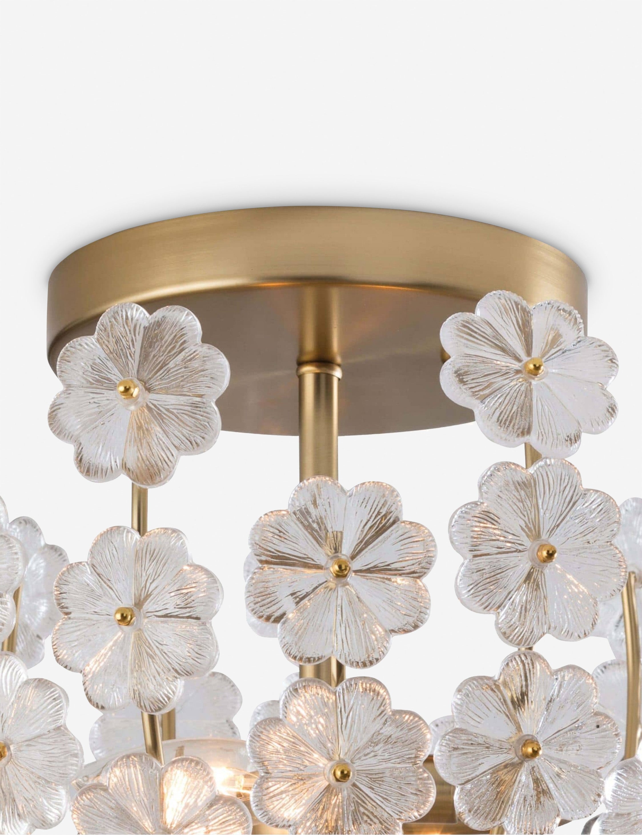 Regina Andrew Charlotte Semi Flush Mount Light - Modern Ceiling Fixture for Bedroom, Living Room & Dining Room - Elegant Lighting Solution for Home Decor