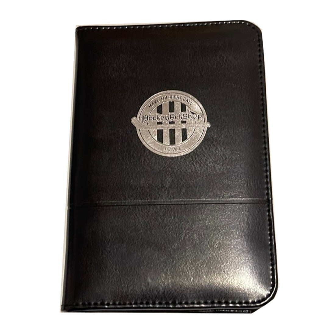 Hockey Referee Game Evaluation Notepad with Pen - Medium Size for Coaches & Officials - Perfect for Ice Hockey, Roller Hockey & Sports Training Sessions