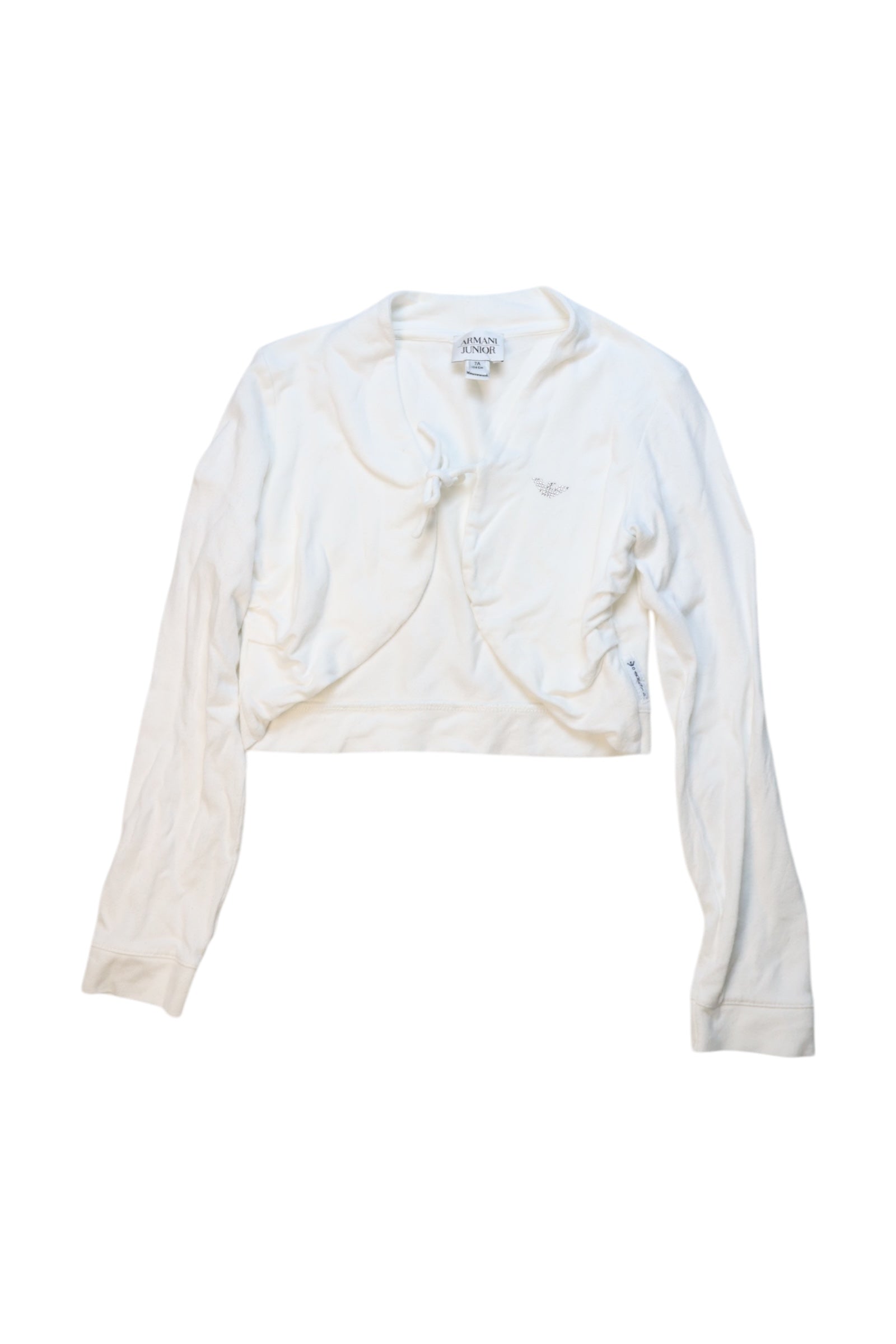 Armani Long Sleeve Bolero Jacket for Girls Size 7Y - Elegant Formal Wear for Weddings, Parties & Special Occasions