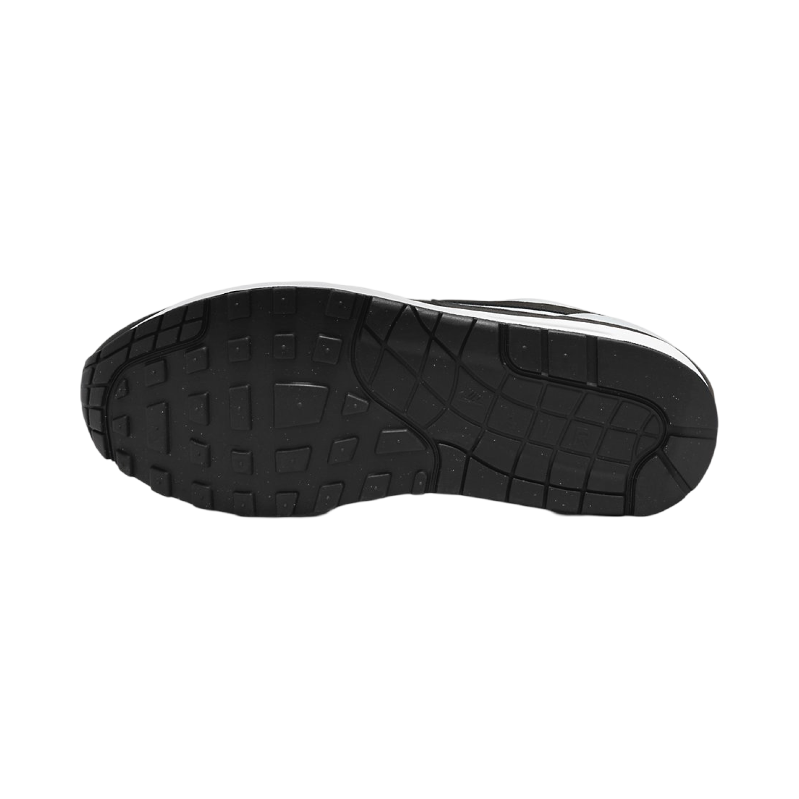 Nike Air Max 1 Men's Running Shoes - White/Black - Lightweight Cushioned Sneakers for Jogging, Gym & Casual Wear