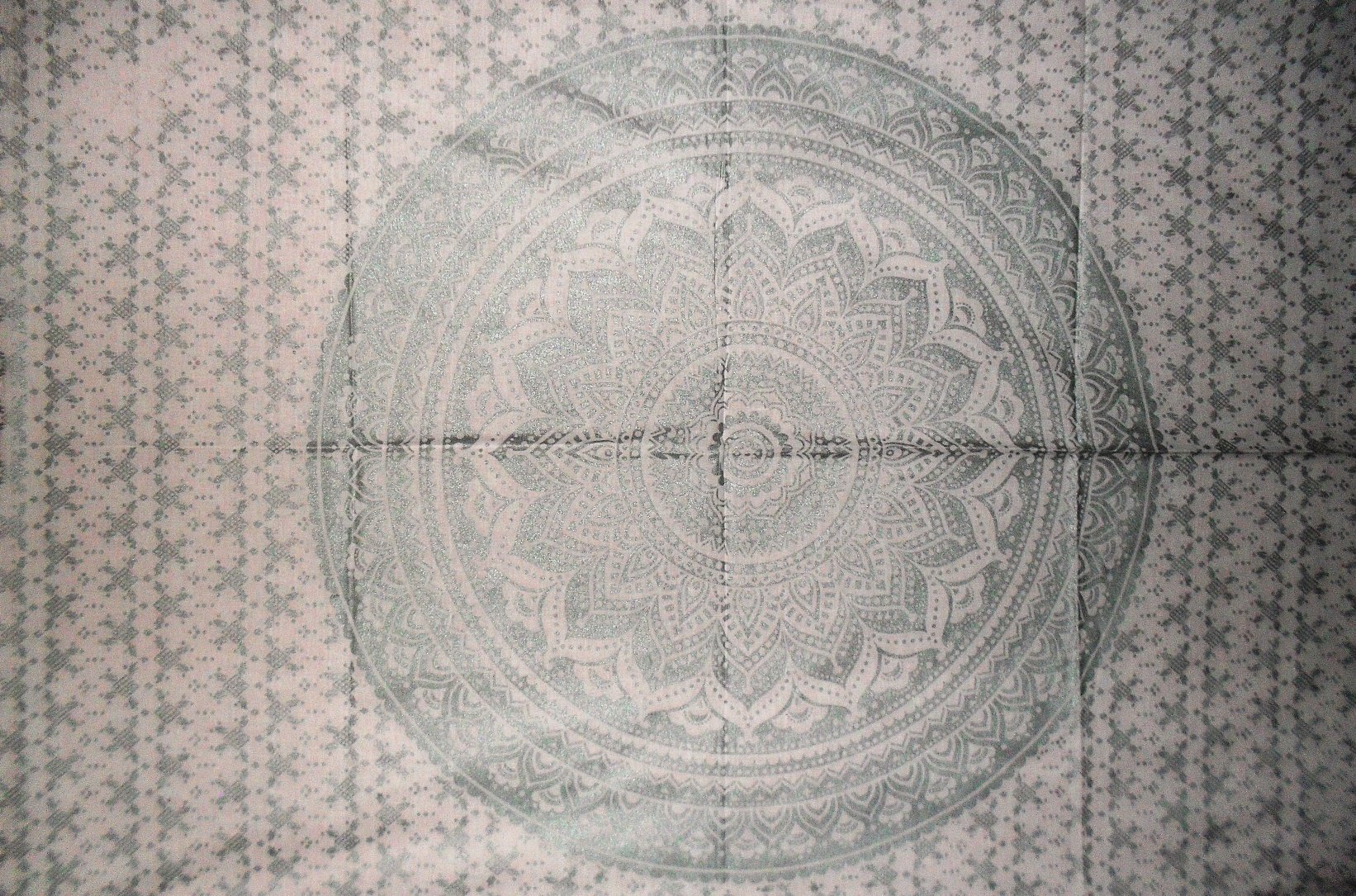 Mandala Silver Ombre Wall Decor - 30