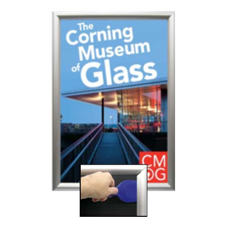 18x18 Snap Open Poster Frames - 1 3/4