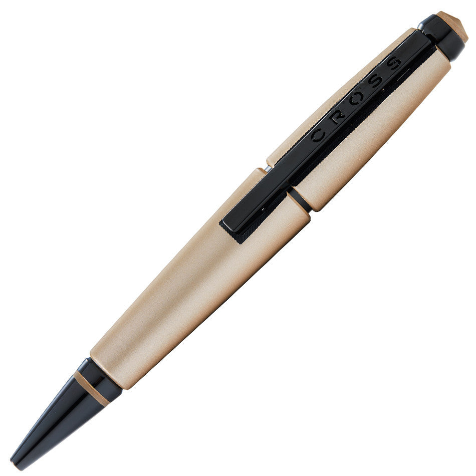 Premium Cross Edge Telescopic Selectip Rollerball Pen - Matte Hazelnut Finish for Smooth Writing | Ideal for Office, School & Journaling