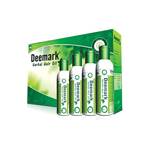 DEEMARK Herbal Hair Oil for Hair Growth & Scalp Care - Natural Anti-Dandruff Treatment for Thicker, Healthier Hair - Perfect for Daily Hair Care Routine & Scalp Massage