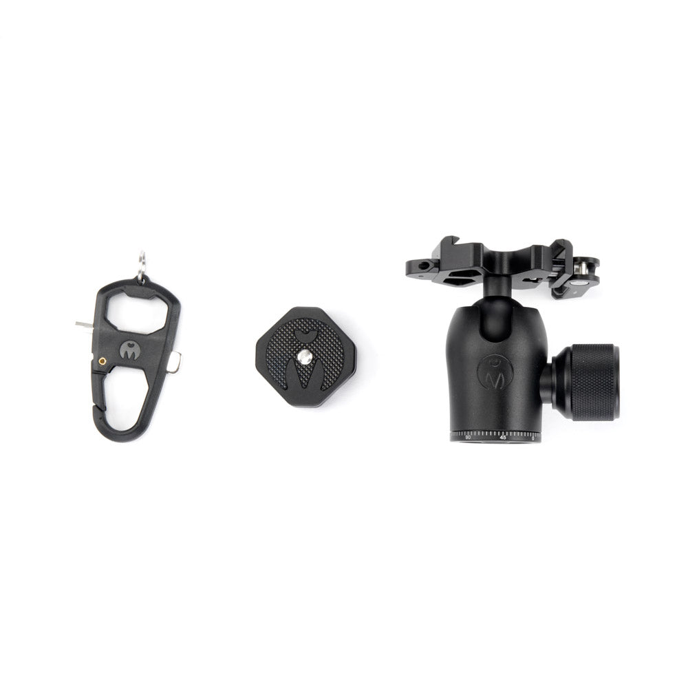 AirHed Pro Tripod Ball Head with Quick Release Lever Lock - Heavy Duty 360° Panoramic Ball Head for DSLR Cameras - Perfect for Photography, Videography & Travel Shooting