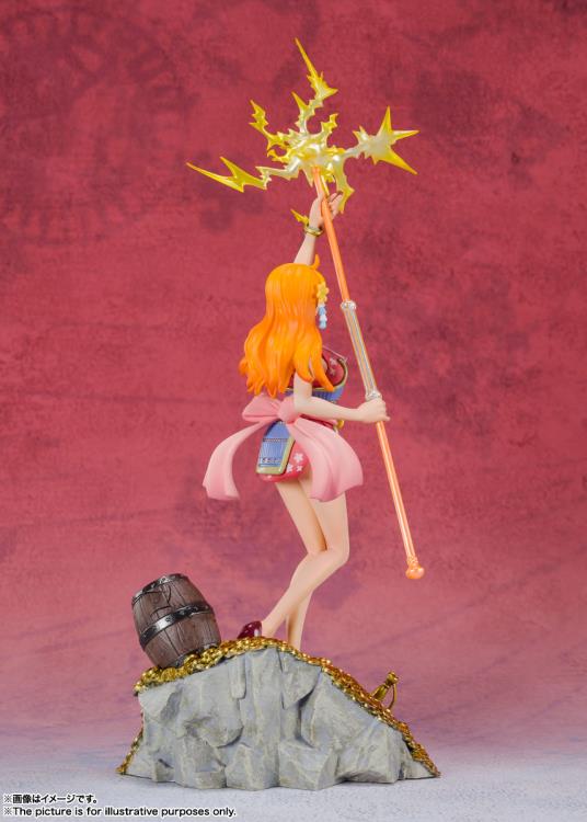 Figuarts Zero One Piece Nami (WT100 Commemorative) Anime Figure - Premium Collectible for Fans & Display in Home, Office, or Gaming Room