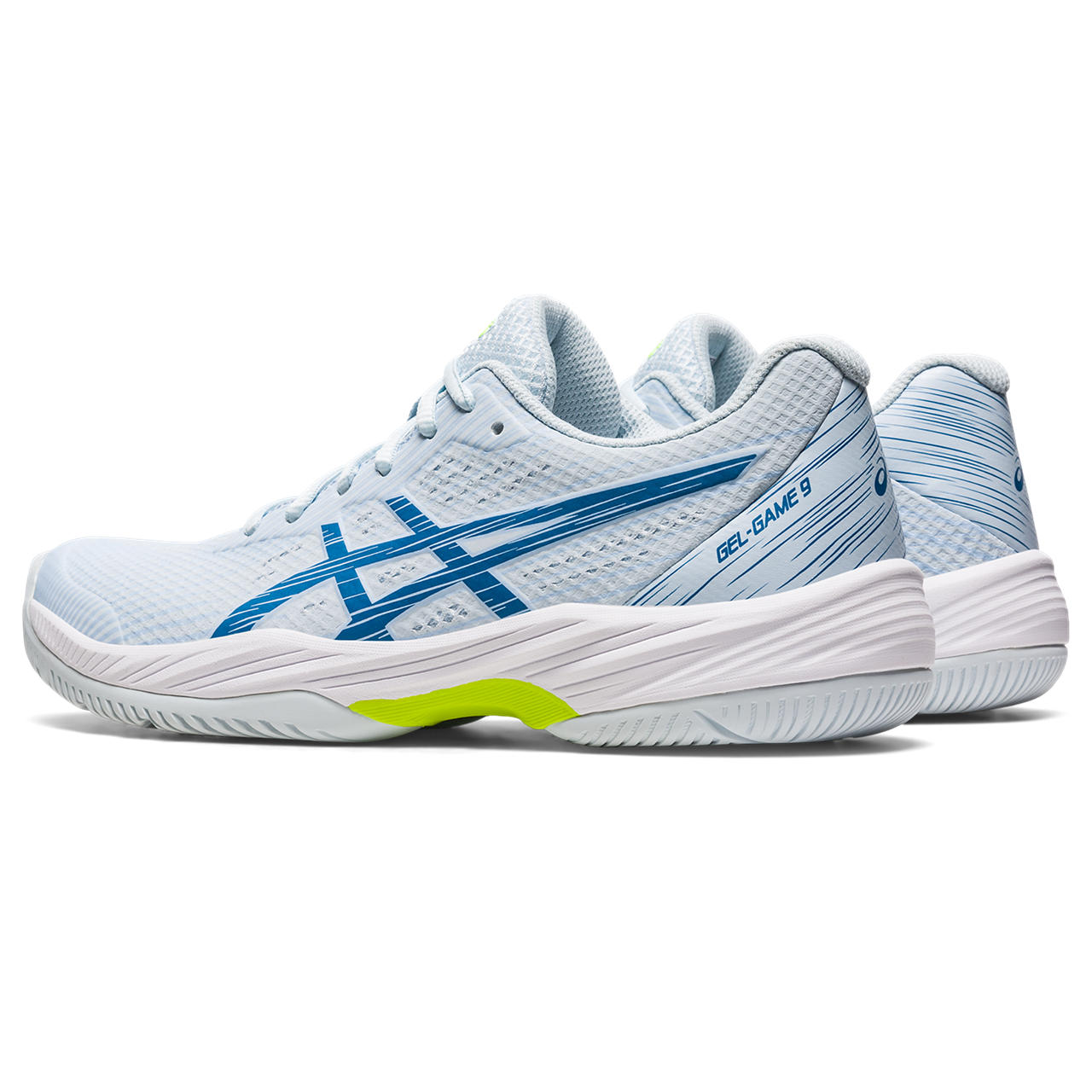ASICS Gel-Game 9 Women's Tennis Shoes - Lightweight Performance Court Shoes with GEL Cushioning (Blue) | Perfect for Competitive Matches & Casual Court Play