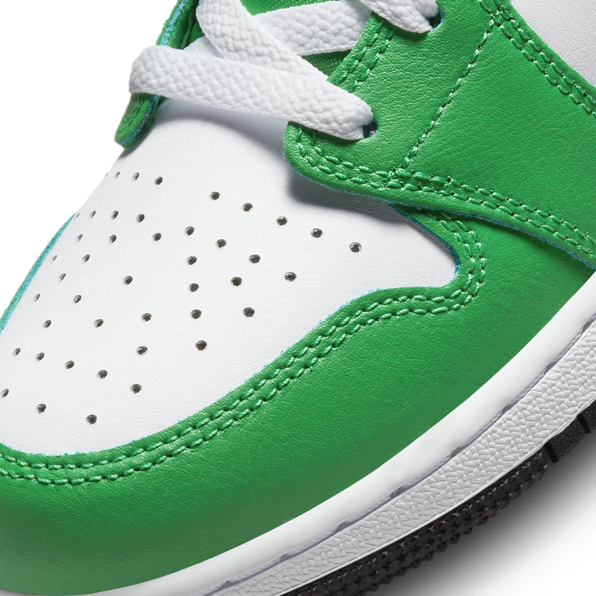 Air Jordan 1 Mid Lucky Green Basketball Shoes for Girls (GS) - Perfect for School, Sports & Casual Wear