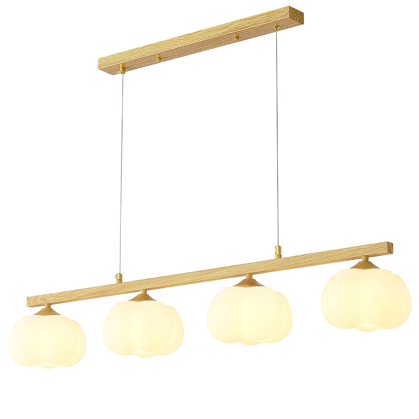 Handmade Cotton Ball Chandelier - Elegant Boho Home Decor for Bedroom, Nursery & Wedding | Soft Lighting Fixture with Natural Cotton Accents