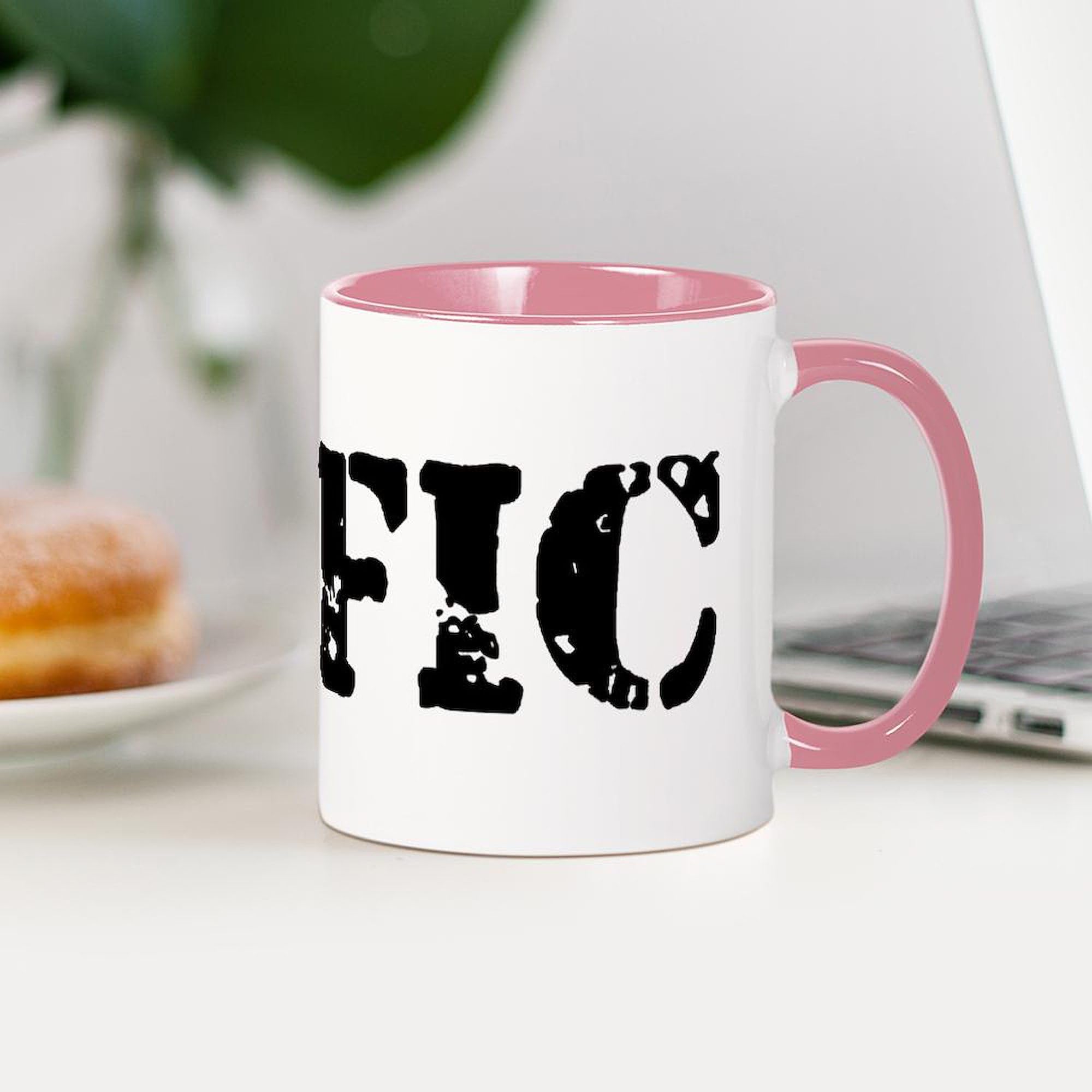 Premium 11 oz (325 ml) Ceramic Coffee Mug - HMFIC Black Mug by CafePress | Ideal for Office, Home, or Gifts