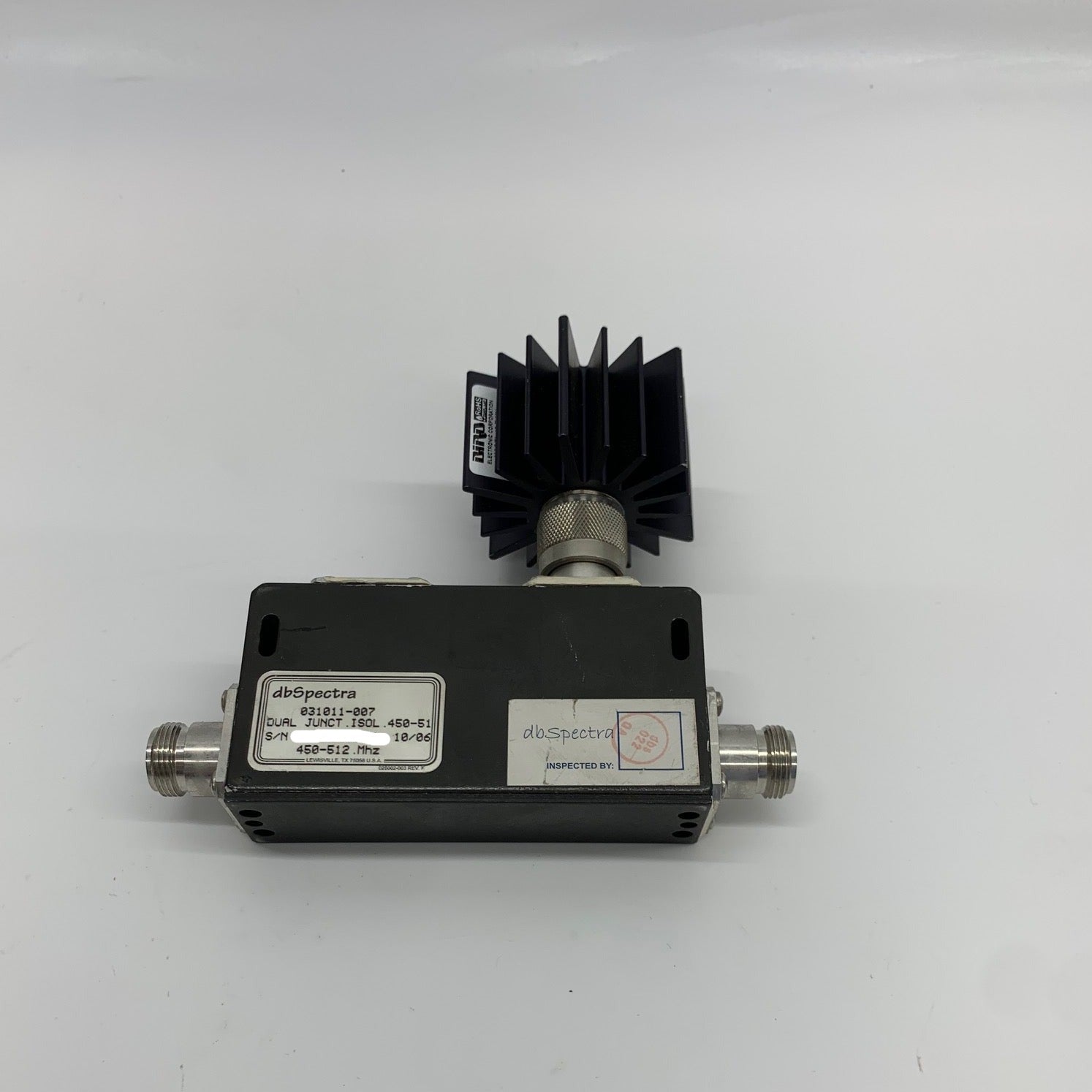 DB Spectra 031011 007 Dual Junction Isolator with 10 T MN - High Performance Electrical Isolator for Industrial Automation and Power Distribution Systems