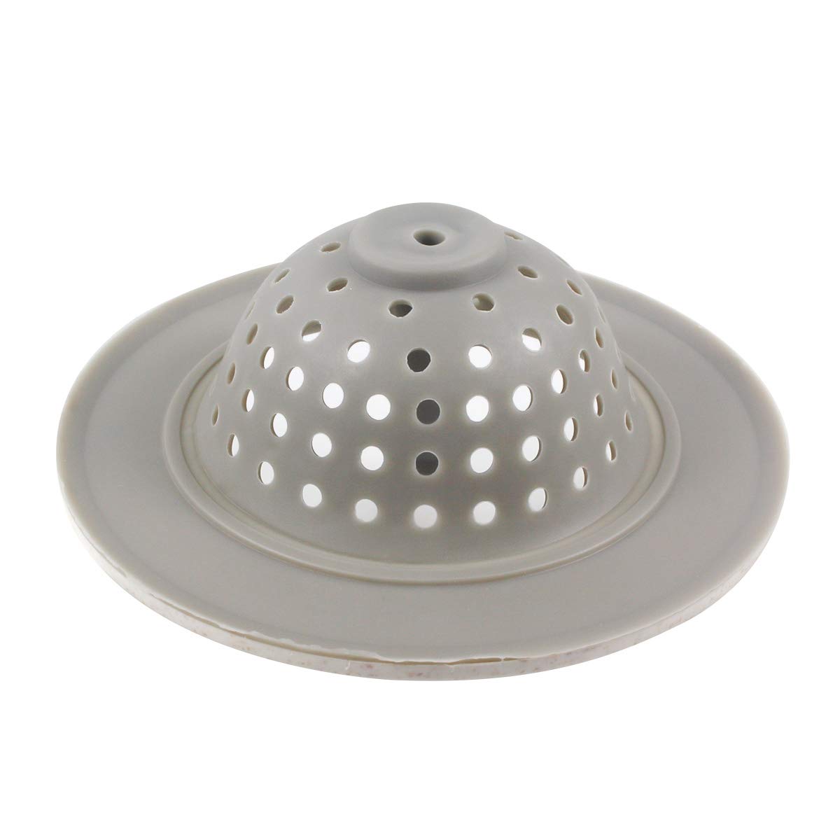 4 Pack Silicone Sink Strainer - Durable Garbage Disposal Drain Catcher Plug with Fine Mesh Filter, Beige Kitchen Sink Basket Cover for Easy Cleaning | Perfect for Kitchen, Bathroom & RV Sinks