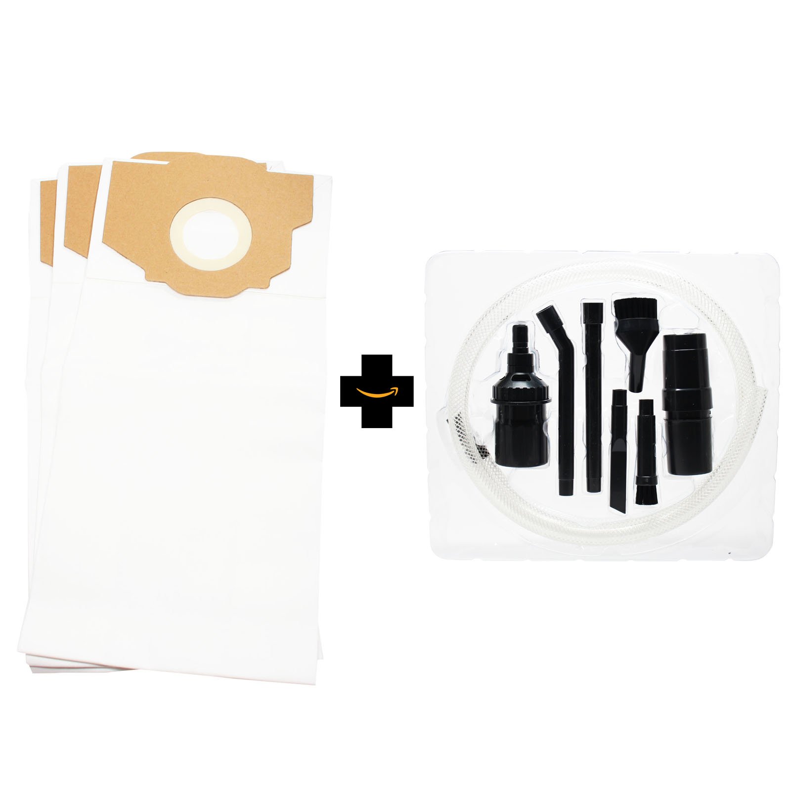 Upstart Battery 12 Replacement Vacuum Bags for Eureka Boss SmartVac 4870MZ - 4-Pack (3 Bags per Pack) with 7-Piece Micro Vacuum Attachment Kit - Compatible with Eureka Style RR Vacuum Bags - Perfect for Home Cleaning & Pet Hair Removal
