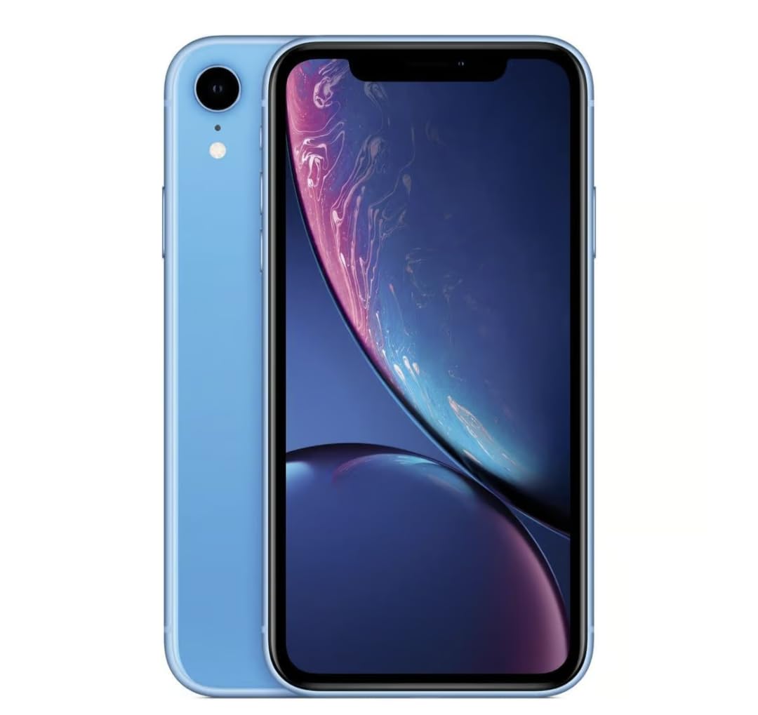 Refurbished Apple iPhone XR 64GB Blue - Unlocked GSM Smartphone (US Version) | Perfect for Travel, Business & Everyday Use