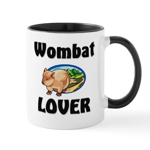 White/Black Inside - Wombat Lover Mug