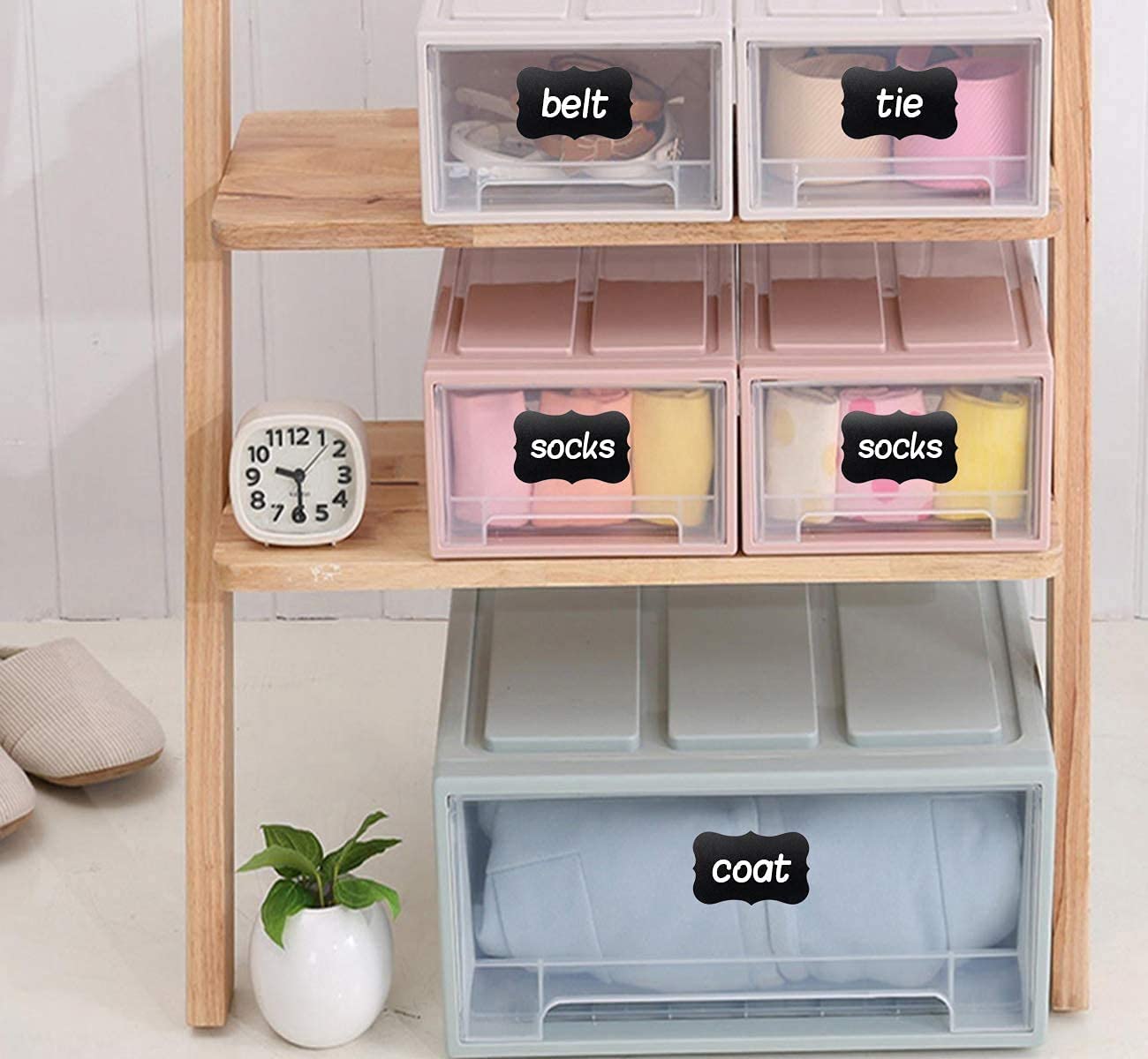 180Pcs Reusable Waterproof Chalkboard Labels with Erasable Chalk Pen - Perfect for Jar Labels, Party Decorations, Craft Rooms, Pantry Organization & Storage Bins | Ideal for Mason Jars, Bottles, Kitchen & Home Organization