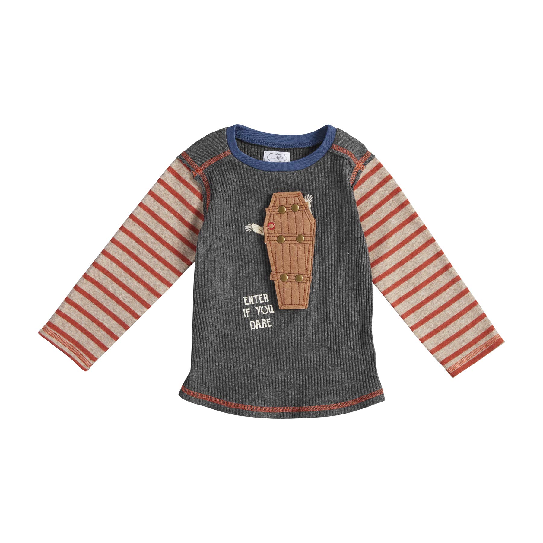 Adorable Mud Pie Baby & Toddler Boy Halloween Shirt - Cute Costume Top for Infants & Little Boys - Perfect for Trick-or-Treating, Halloween Parties & Photo Shoots