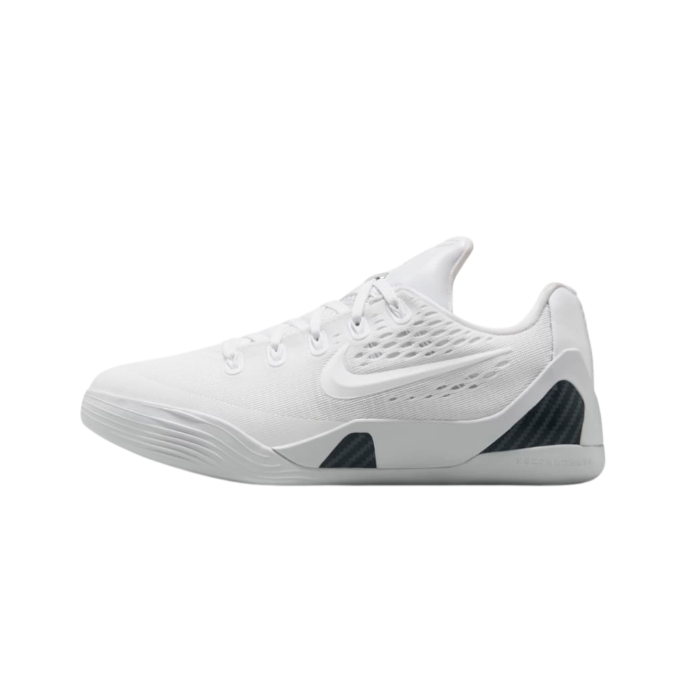 Nike Kobe IX GS Basketball Shoes - Halo White & White for Women's Youth - Perfect for Court Play & Casual Streetwear