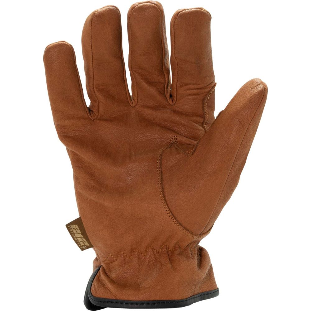 212 Performance TLDWP 0811 Fleece Lined Buffalo Leather Winter Work Gloves - Russet Brown, X-Large | Durable Cold Weather Gloves for Driving, Construction & Outdoor Activities
