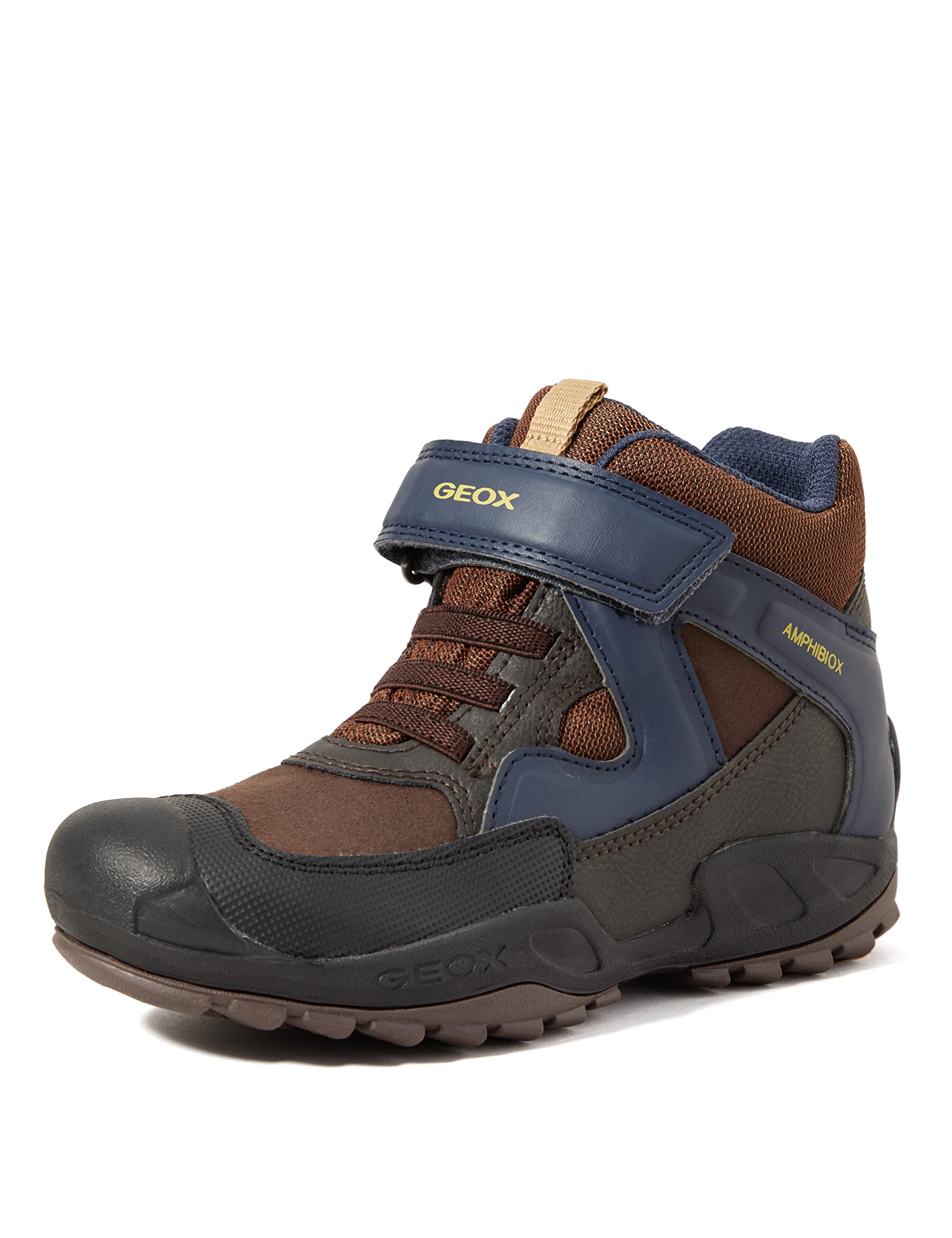 Geox New Savage Boy ABX 6 Waterproof Winter Boots for Kids - Insulated Ankle Boots for Boys, Non-Slip Snow Boots for Hiking & Outdoor Play