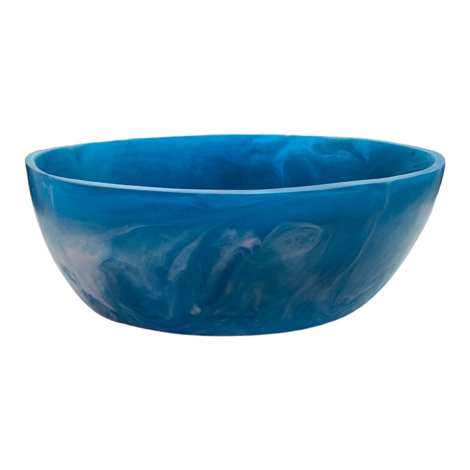 Waterlily Swirl Resin Bowl - Handmade Decorative Serving Bowl for Fruits, Nuts & Home Decor | Perfect for Centerpieces, Wedding Gifts & Boho Chic Decor