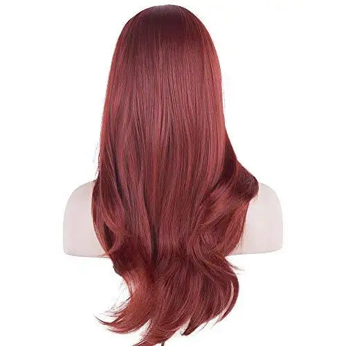 Heat Resistant Long Side Swept Bangs Wig for Women - Perfect for Cosplay, Costume Parties & Everyday Styling