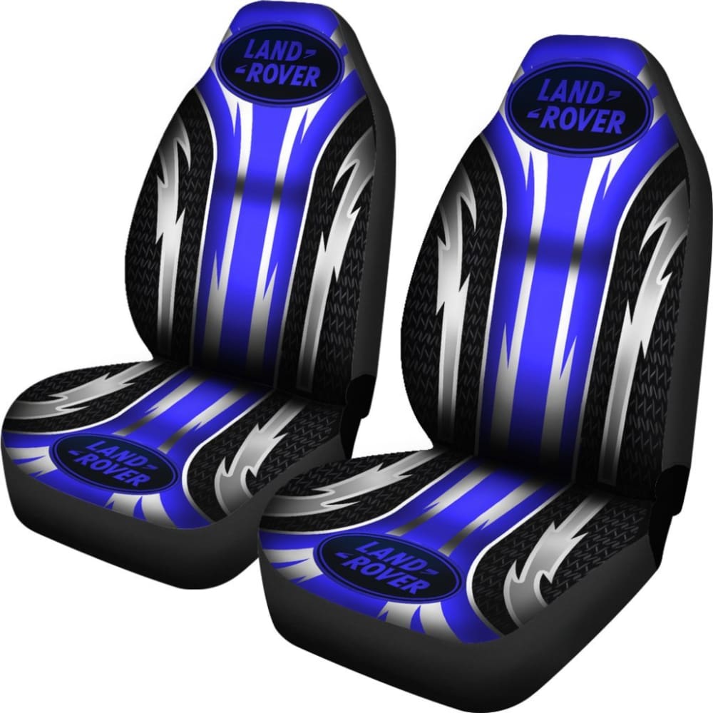 Premium 2-Piece Front Seat Covers for Land Rover - Durable Blue Fabric (Part #144627) | Perfect for Off-Roading, Daily Commutes & Vehicle Protection