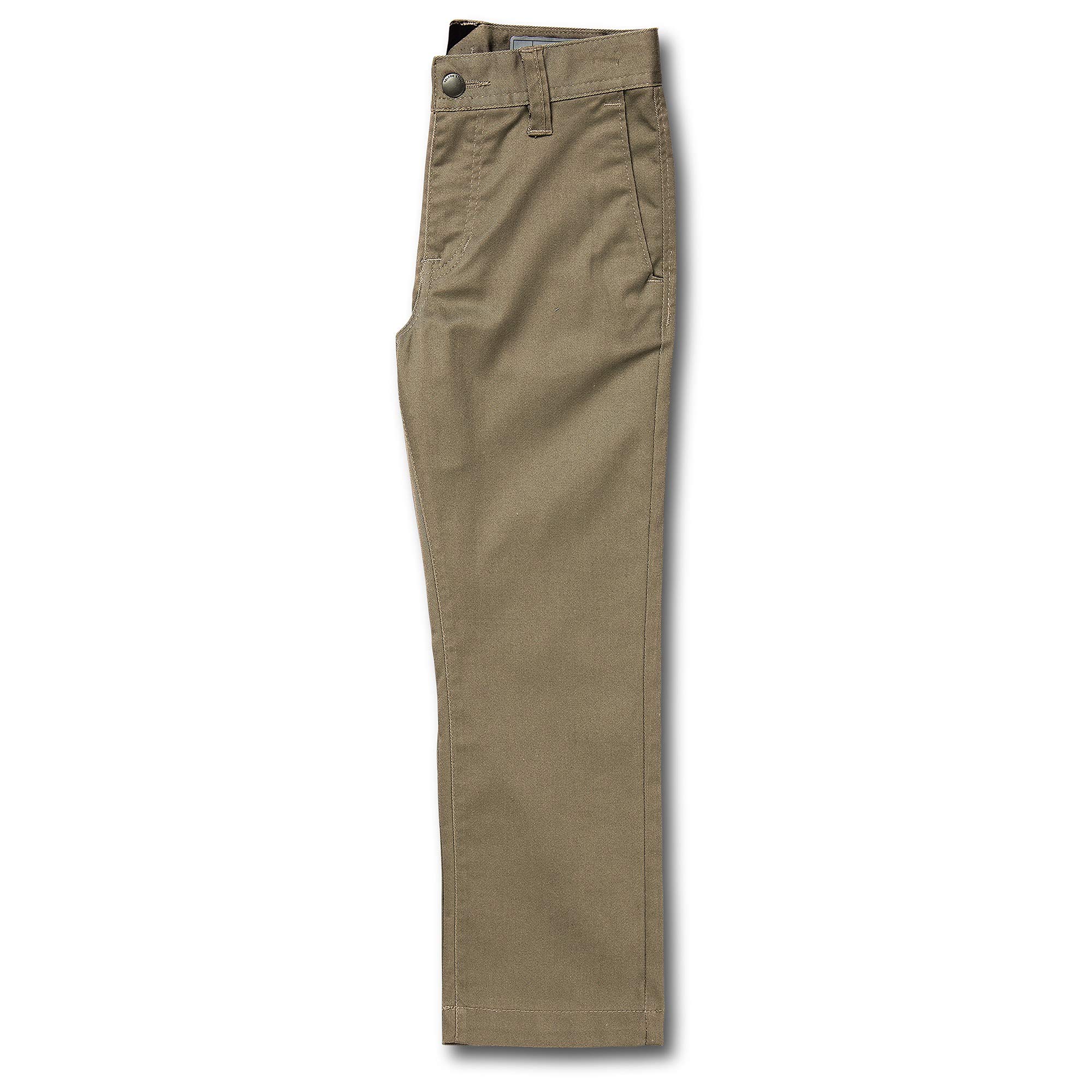 Volcom Boys' Frickin Modern Stretch Chino Pants for Big & Little Boys - Comfortable Khaki Casual Pants Size 6 - Perfect for School, Playdates & Everyday Wear