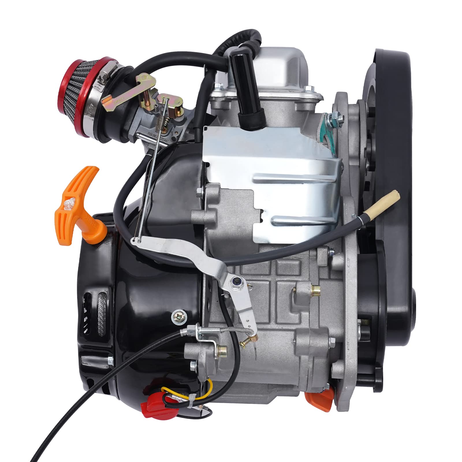 TFCFL 100CC 4-Stroke Bicycle Engine Kit - Gas Motorized Bike Conversion Kit for Adults - Complete Air-Cooled Petrol Motor Scooter Engine Set (3600RPM) - Perfect for DIY Bike Projects, Commuting, Off-Road Dirt Bikes, ATVs & Scooters