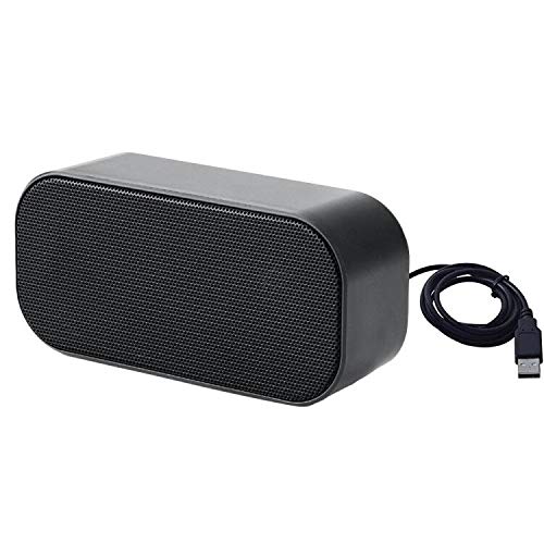Compact USB Computer Speakers - Portable Mini PC Soundbar with Plug & Play, Ideal for Desktop, Laptop, Tablet & Gaming - Perfect for Home Office, Study Room & Retail Checkout Counters