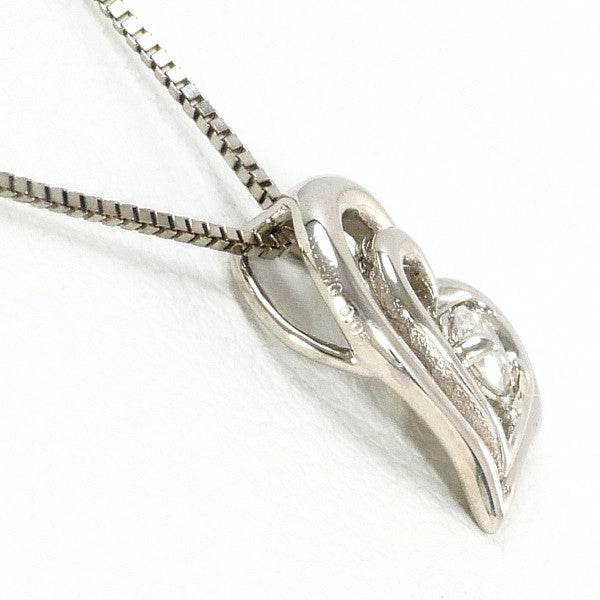 14K White Gold Diamond Pendant Necklace for Women - Elegant & Timeless Jewelry Gift for Anniversary, Wedding, or Special Occasions