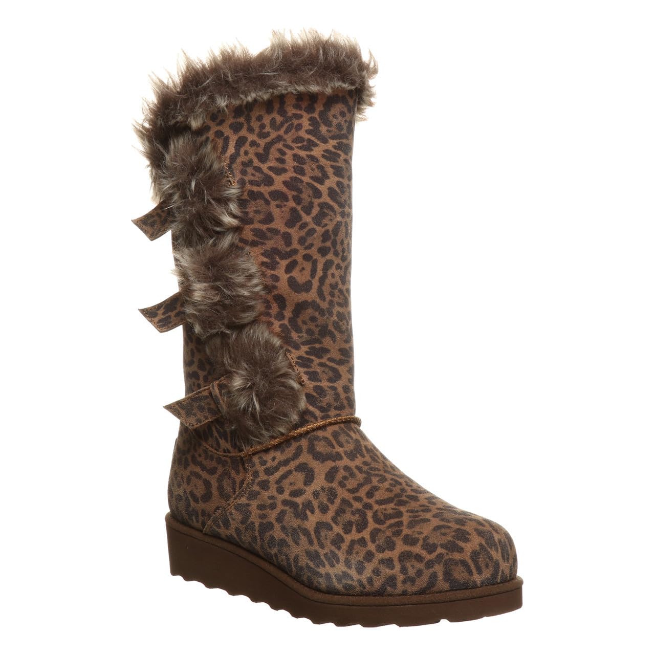 BEARPAW Women's Genevieve Suede Slip-On Winter Boots - Comfortable Ankle Booties in Multiple Colors | Perfect for Casual Outfits, Snow Days & Cozy Indoor Wear