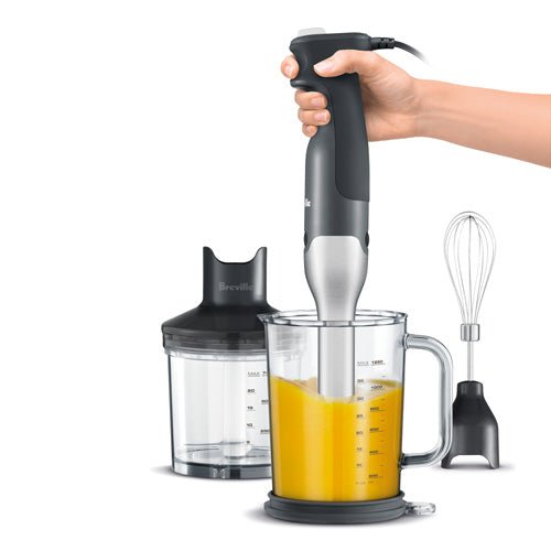 Breville BSB510XL Control Grip Immersion Blender - 25Oz Capacity, 280W Motor, 110-120V - Perfect for Smoothies, Soups & Purees in Home Kitchen