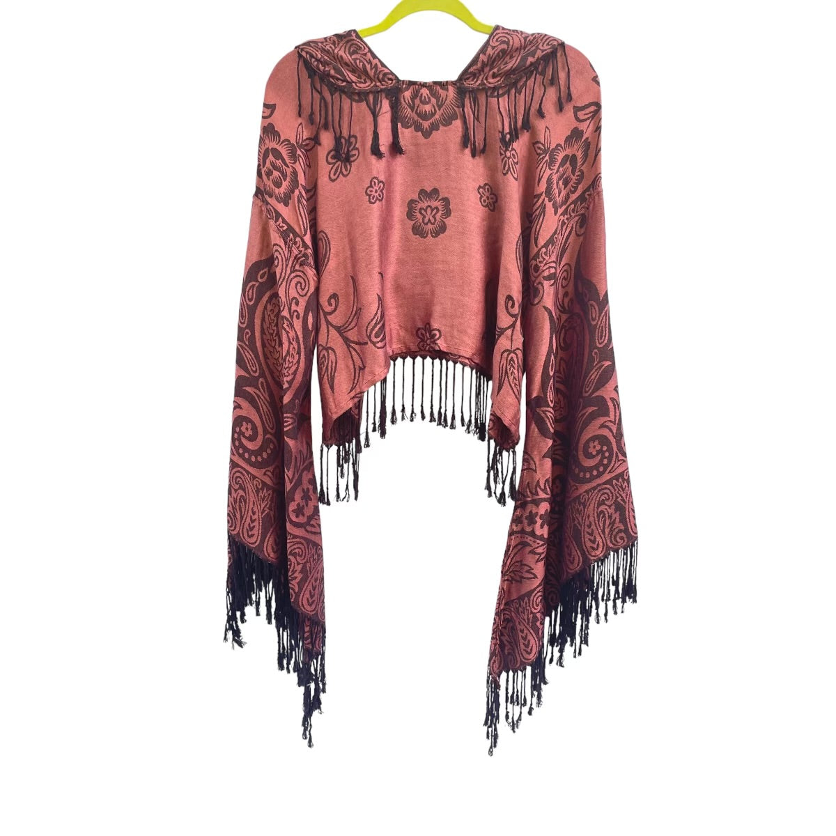 Butterfly Bell Pash Top - Desert Rose Print Women's Boho Blouse | Perfect for Summer Festivals, Beach Vacations & Casual Outings
