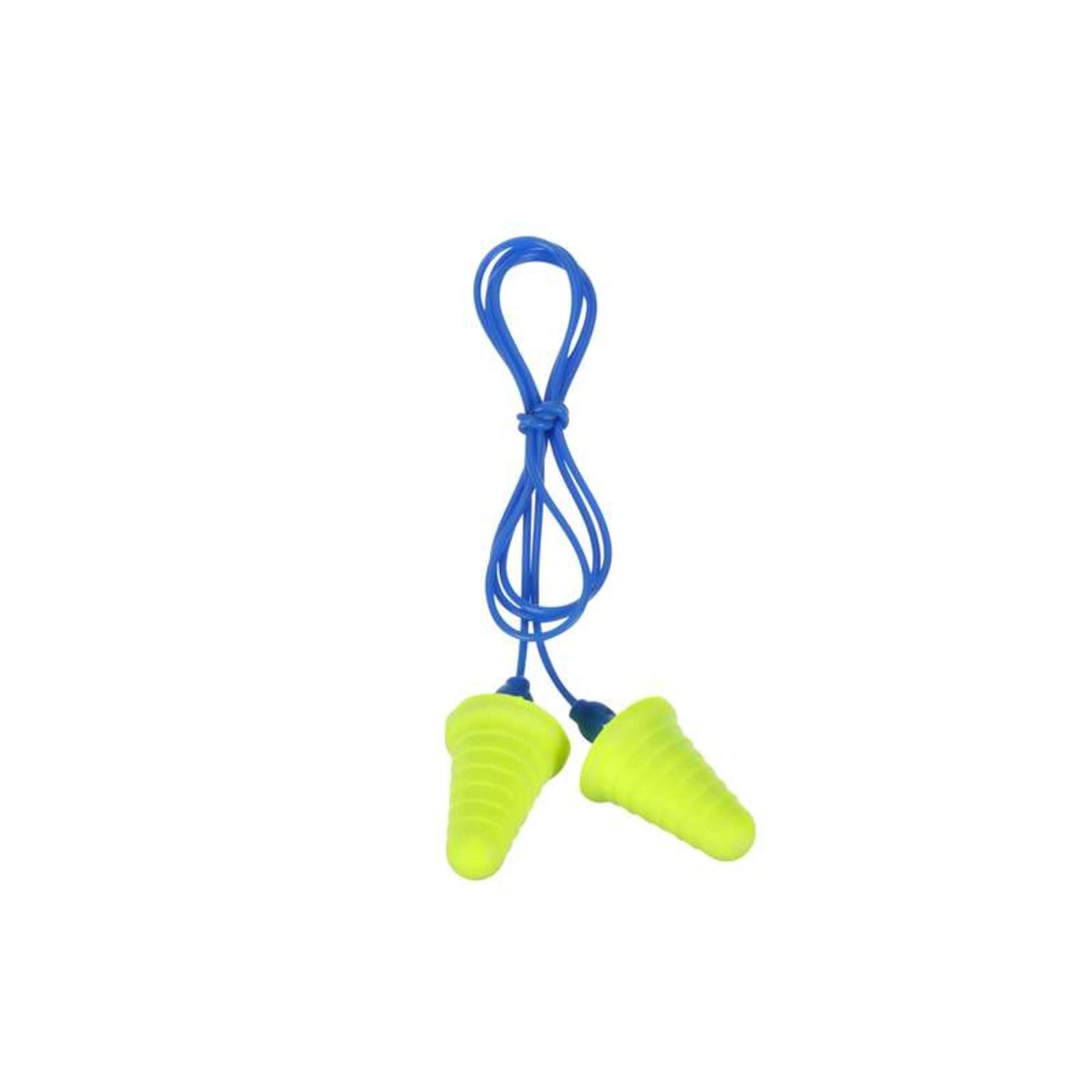 3M E-A-R Push-Ins Tapered Foam Polyurethane Corded Earplugs - Noise Reduction for Sleeping, Studying & Travel - 50 Pairs Bulk Pack