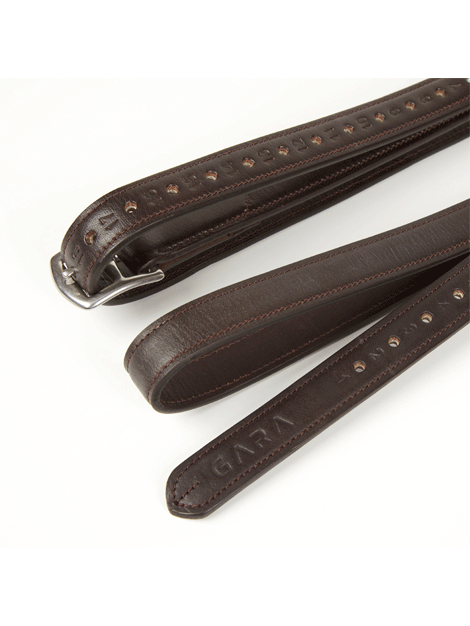 Velociti Gara Non-Stretch Stirrup Leathers for Equestrian Riding - Durable & Secure Horseback Riding Equipment for English & Western Saddles