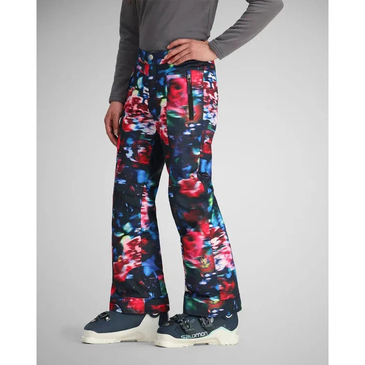 Obermeyer Junior Brooke Print Pant 2025 - Waterproof Snow Pants for Girls, Insulated Winter Ski Pants for Cold Weather - Perfect for Skiing, Snowboarding & Outdoor Winter Activities