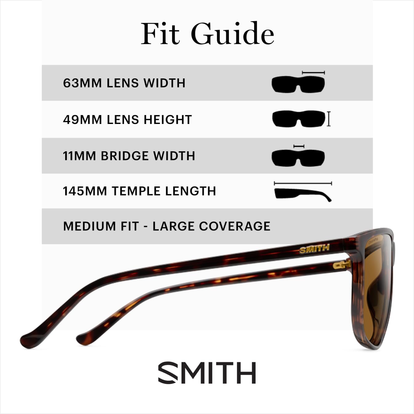 SMITH Optics Mono Lake Polarized Sunglasses for Men & Women – Lightweight Performance Sports & Active Eyewear for Running, Cycling, Hiking – Perfect for Outdoor Adventures & Everyday Wear