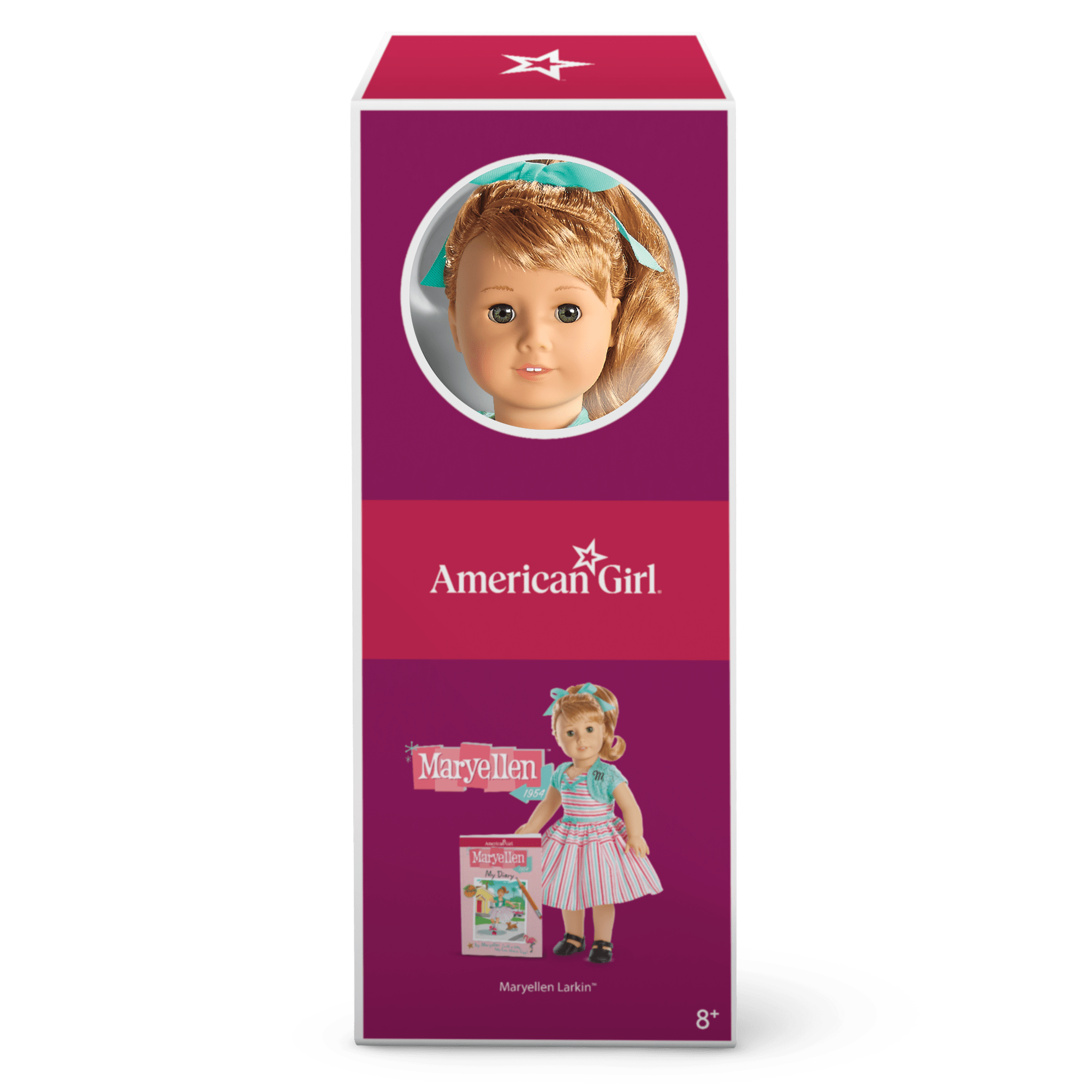 Maryellen Larkin™ 18 Inch American Girl Doll with Journal & Accessories Set - Perfect for Historical Play, Collecting & Gift Giving
